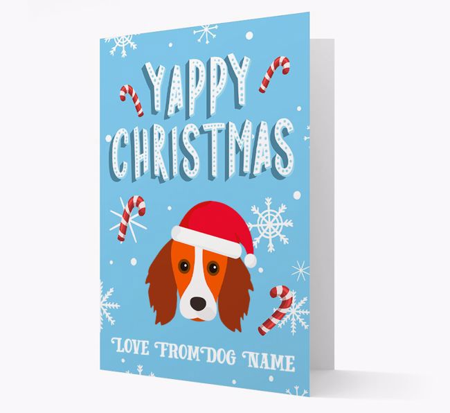 Yappy Christmas: Personalized {breedFullName} Christmas Card
